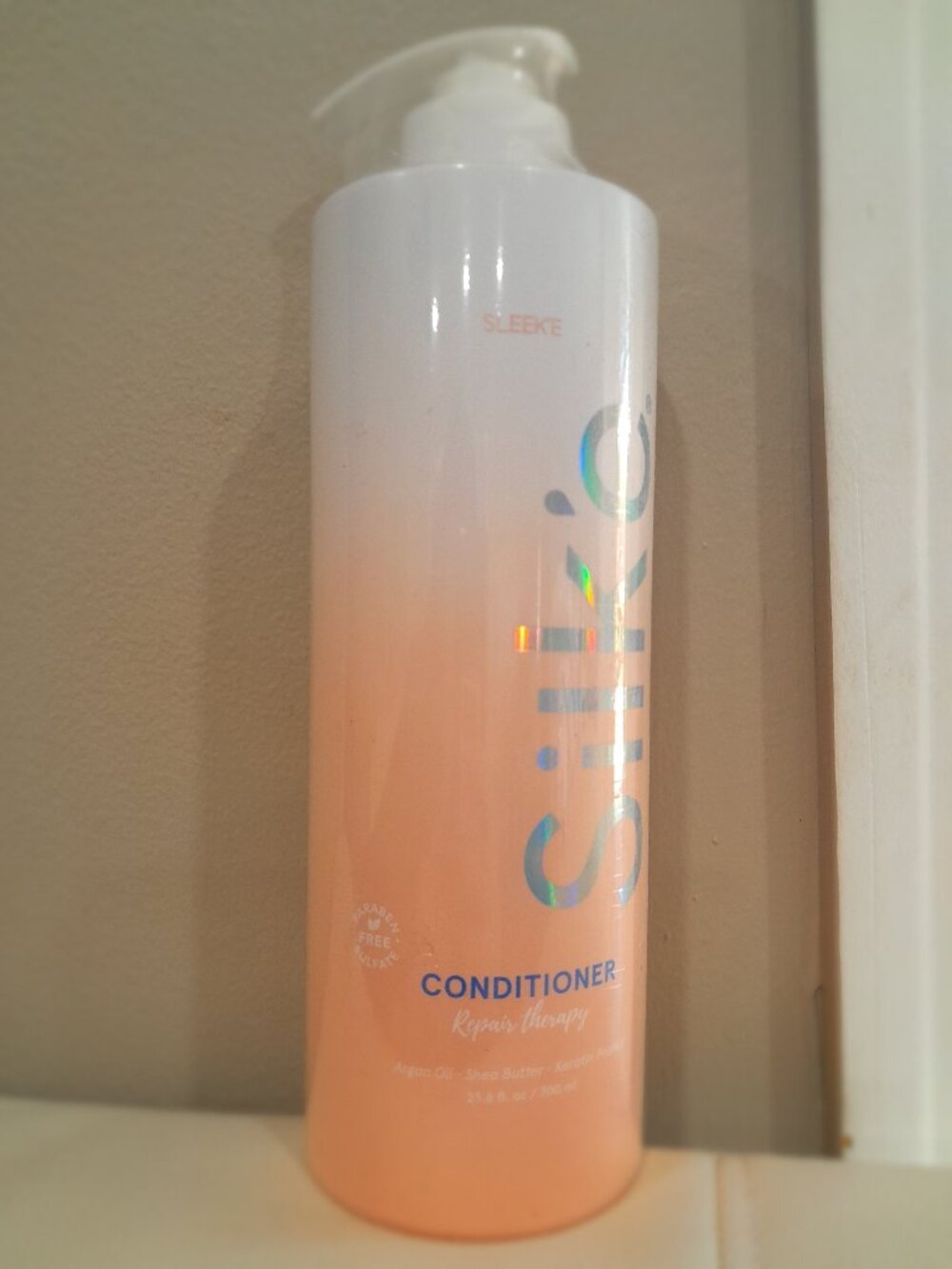 SILK'E CONDITIONER REPAIR THERAPY-ARGAN OIL-SHEA BUTTER-KERATIN PROTEIN- 23.6 oz